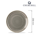 Stonecast Grå coupéplate, 288 mm, Min. kjøp: 6-4