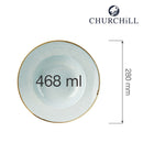 Stonecast Duck Egg Profile bolle med bred kant, 280 mm, Min. kjøp: 6-6