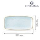 Stonecast Duck Egg avlang tallerken, 295 mm, Min. kjøp: 6-4