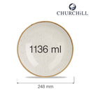 Stonecast Barley White coupébolle, 248 mm, Min. kjøp: 6-4