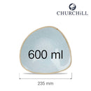 Stonecast Duck Egg trekantet bolle, 235 mm, Min. kjøp: 6-6