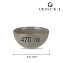 Stonecast grå suppeskål, 132 mm, Min. kjøp: 6-4