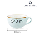 Stonecast Duck Egg cappuccinokopp, 340 ml, Min. kjøp: 6-5