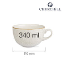 Stonecast Barley White cappuccinokopp, 340 ml, Min. kjøp: 6-6