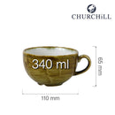 Stonecast Plume Green cappuccinokopp, 340 ml-4