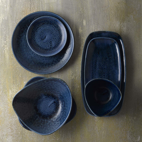 Stonecast Plume ultramarin espresso-tallerken, 118 mm, Min. kjøp: 12