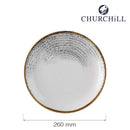 Homespun Accents Jasper Grey coupé-tallerken, 260 mm, Min. kjøp: 6-4