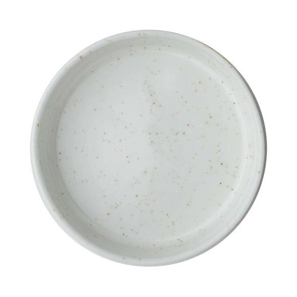 Nourish Barley White sideskål, 120 mm, Min. kjøp: 12