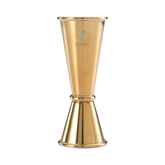 25 ml x 50 ml japansk jigger, gullbelagt