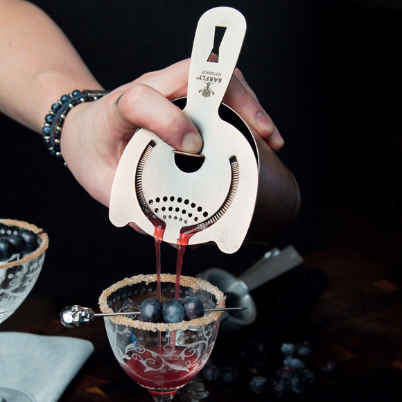 Kraftig fjærsil, antikk kobber, 150 mm