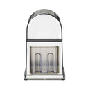 Forkrommet sinklegerings-isknuser med plastbeholder og -øse, 140 x 160 x (h) 270 mm-4