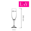 Empire champagnefløyte 220 ml, Min. kjøp: 6-7