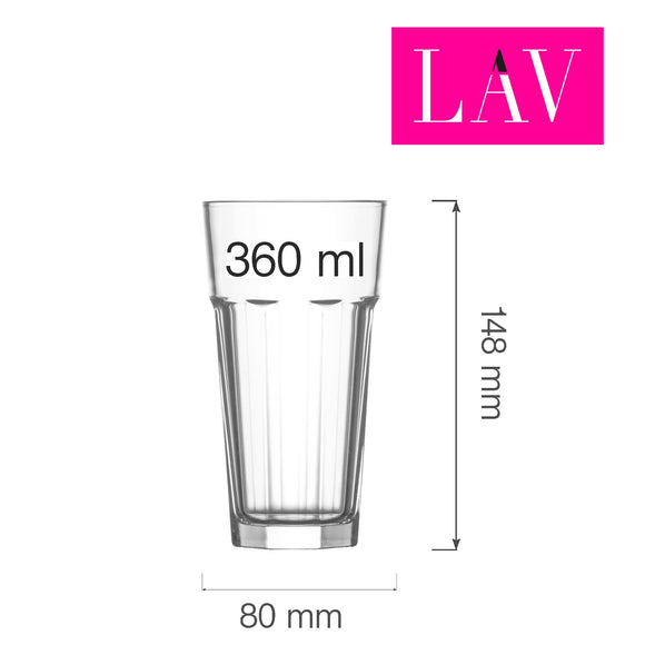 Aras longdrinkglass 360 ml, Min. kjøp: 6
