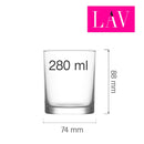 Liberty whiskyglass 280 ml, Min. kjøp: 6-4
