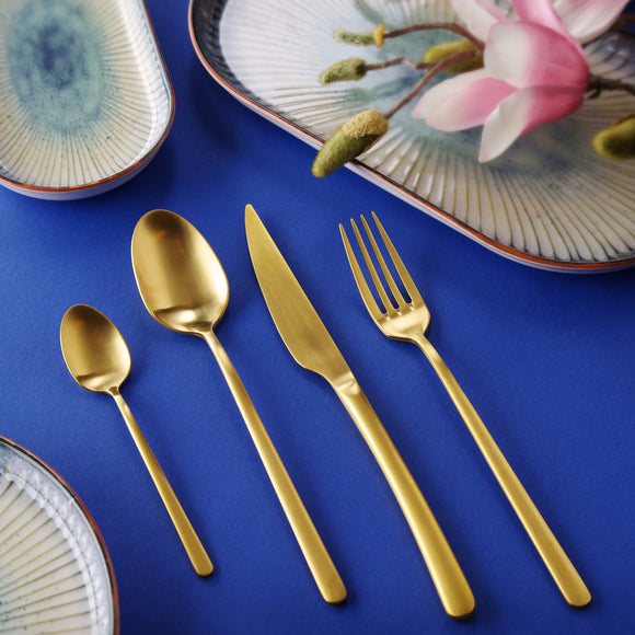 Amarone Gold dessertskje, OVE, 184 mm, Min. kjøp: 12