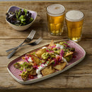 Stonecast Petal Pink kokketallerken i avlang farge, 298x153mm, Min. kjøp: 6-7