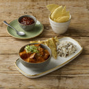 Stonecast Barley White kokketallerken avlang, 298x153mm, Min. kjøp: 6-6