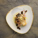 Stonecast Barley White rund sporplate, 286 mm, Min. kjøp: 6-7