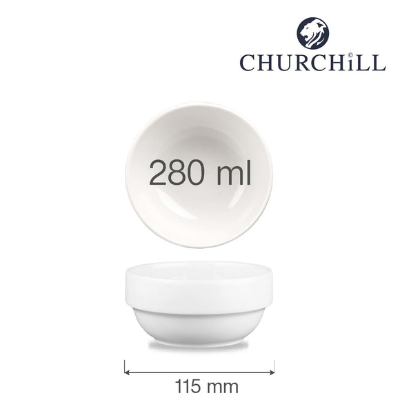 Hvit Profile-stablebolle, 280 ml