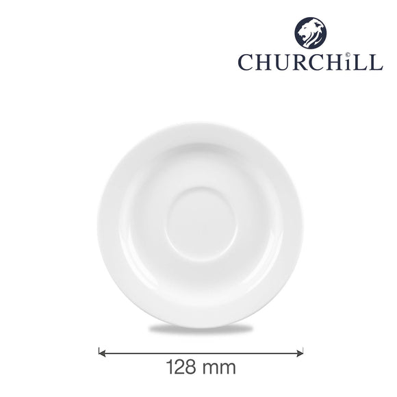 Hvit profilfat, 128 mm