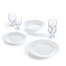 Flat tallerken til hverdagsbruk, 245 x (H) 21 mm, Min. kjøp: 6-4