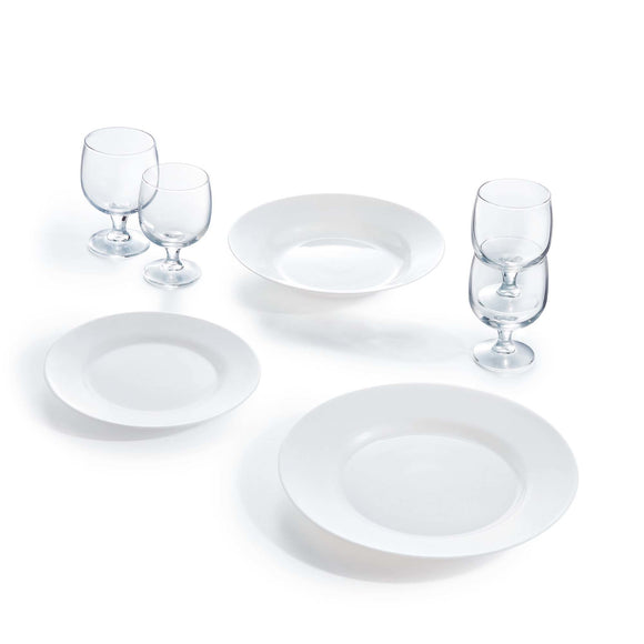 Dyp tallerken til hverdagsbruk, 225 x (H) 30 mm, Min. kjøp: 6