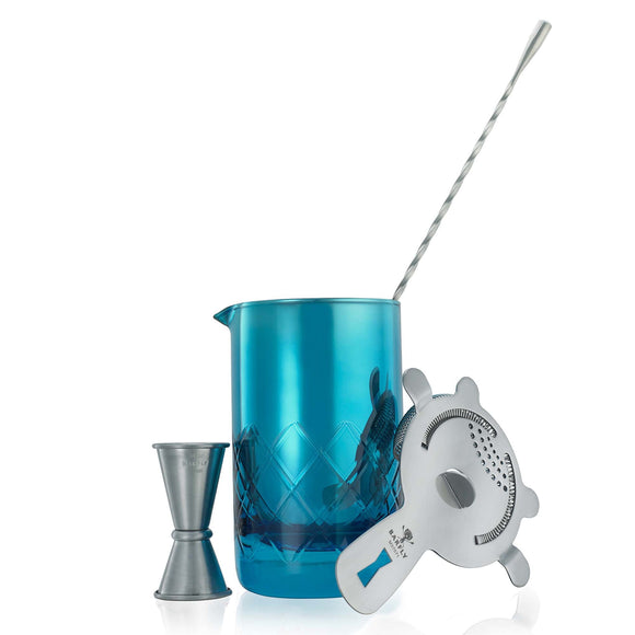 Blandeglass, 500 ml, blå, Barfly