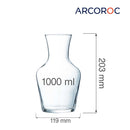 Vinkaraffel, 1000 ml-7