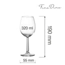 Volare Banquet vinglass, 320 ml, Min. kjøp: 6-3