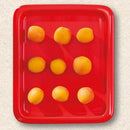 GN 2/4 porselensbrett, rød, (h) 20 mm-3