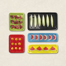 GN 1/2 porselensbrett, blå, (h)20mm-2