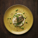 Stonecast sennepsgul kupétallerken, 320 mm-4