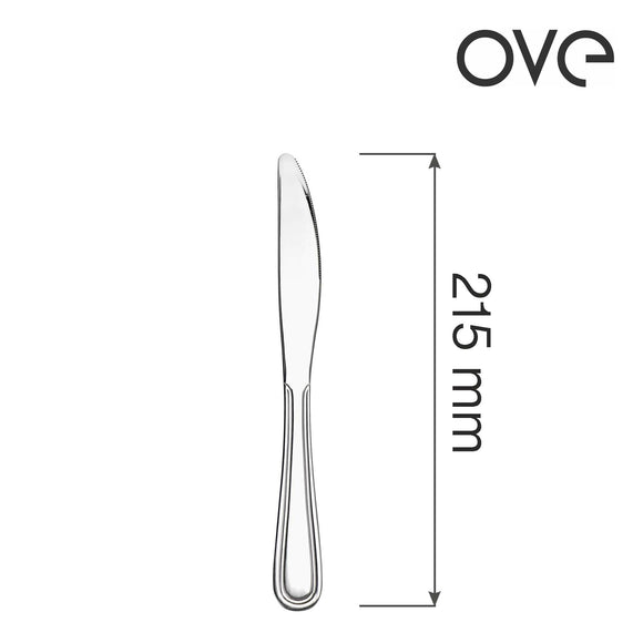 Bologna bordkniv, OVE, 215 mm, sett med 12 stk., sett med 12 stk.