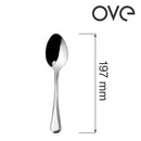 Bologna spiseskje, OVE, 197 mm, sett med 12 deler.-6