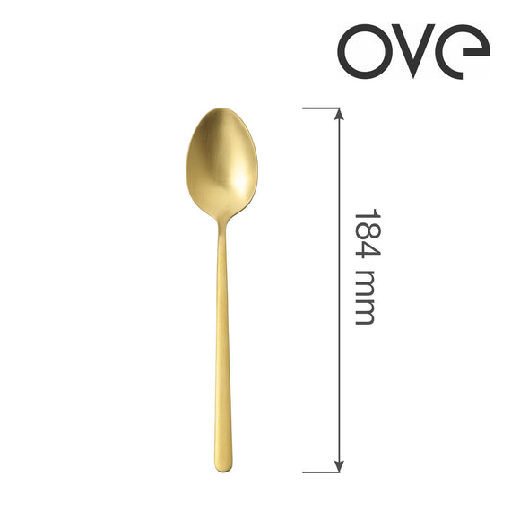 Amarone Gold dessertskje, OVE, 184 mm, Min. kjøp: 12