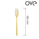 Amarone Gold dessertgaffel, OVE, 184 mm, Min. kjøp: 12-5