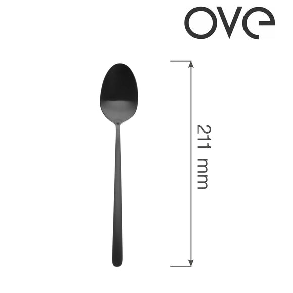 Amarone svart spiseskje, OVE, 211 mm, Min. kjøp: 12
