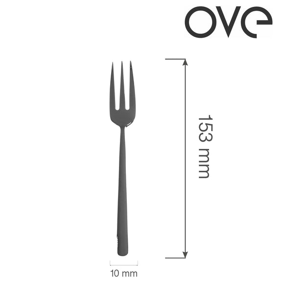 Amarone svart kakegaffel, OVE, 153 mm, Min. kjøp: 12