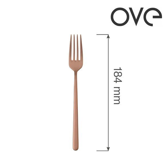 Dessertgaffel Amarone Brozne, OVE, 184 mm, Min. kjøp: 12