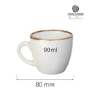 Vanilje espressokopp, 75 ml, Min. kjøp: 6-9