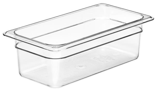 Camwear-tetningsdeksel, kun for GN-beholdere i Camwear-serien og laget av gjennomsiktig polypropylen, 176x325 mm, Min. kjøp: 1