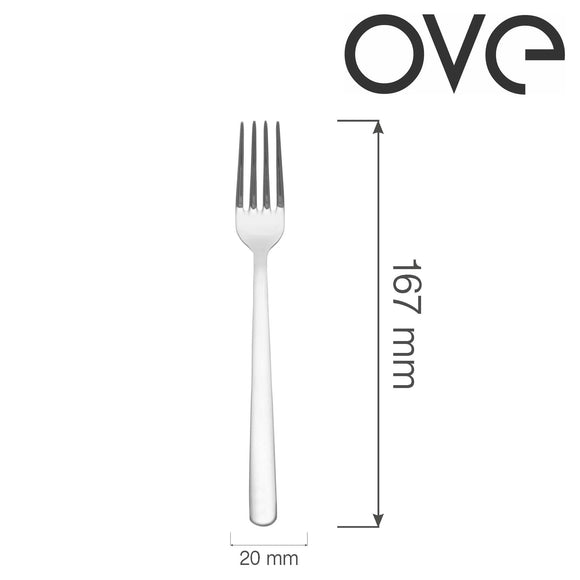 Adria dessertgaffel, OVE, 167 mm, Min. kjøp: 12