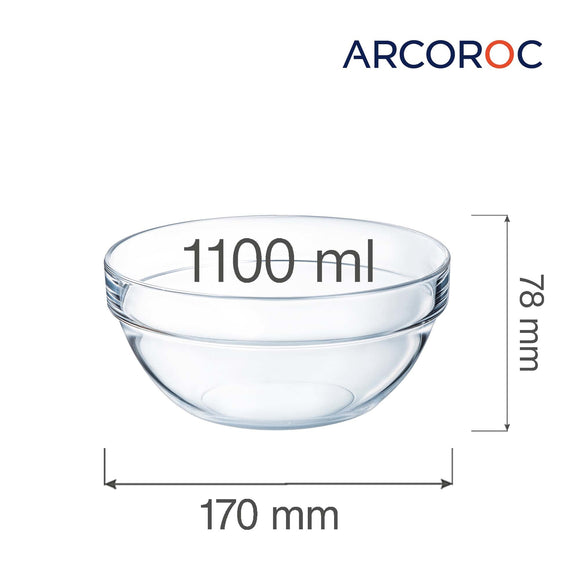 Tømbar bolle, 1100 ml, Min. kjøp: 6