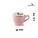 Stonecast Petal Pink espressokopp, 100 ml, Min. kjøp: 6-2