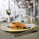 Stonecast Barley White økologisk tallerken med dyp kant, 230 mm, Min. kjøp: 6-2