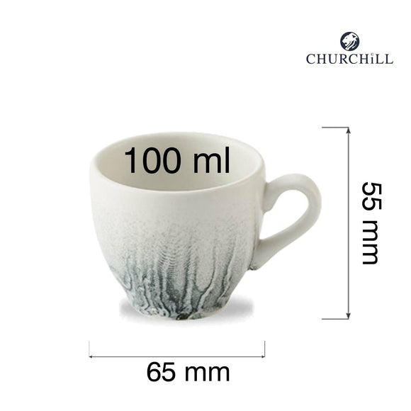 Tide svart espressokopp, 100 ml, Min. kjøp: 6