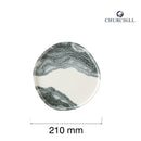 Tide Black Organic Rimfasettertallerken, 210 mm, Min. kjøp: 6-2