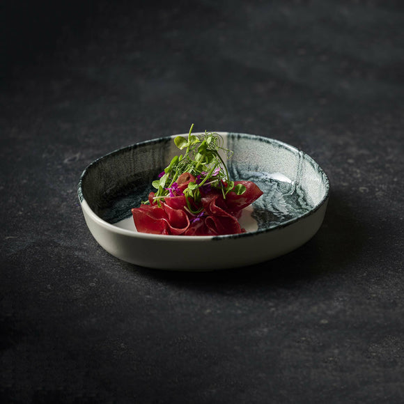 Tide Black Organic Rimfasettertallerken, 210 mm, Min. kjøp: 6