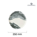 Tide Black Organic Fat Tallerken med Kant, 250 mm, Min. kjøp: 6-2