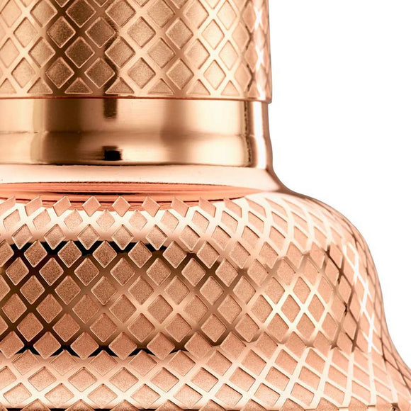 Diamond Lettice japansk stil 3-delt cocktailshaker, kobber, 700 ml